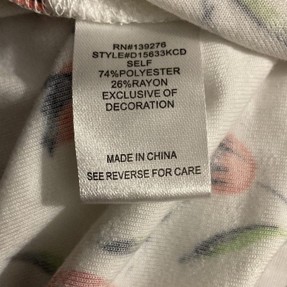 NWT Daniel Rainn - Rayli Split Neck Cap Sleeve Textured Knit Top Size XS - Picture 7 of 7